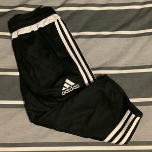 Black and White Adidas Capris